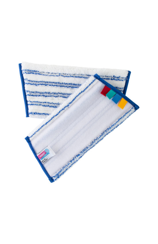 Universal microfiber moppe m/velcrobagside, 18/23  cm.