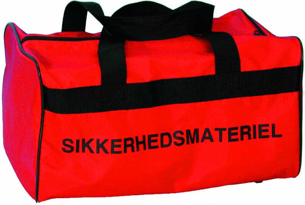 Maiden bredde Korrekt Rød taske t/sikkerhedsmateriel, køb nu til 225.79 DKK - Billigkoste.dk