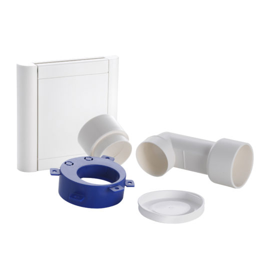 Sugekontakt hvid med fittings