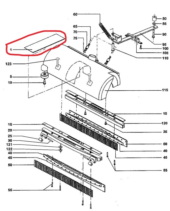 Metaldæksel/plade CA/BA340