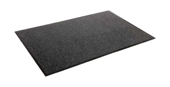 Måtte lb. meter x 132 cm. Industri/mørkegrå
