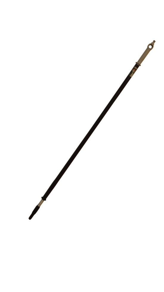 Teleskopskaft m/vandgennemløb 175-290 cm