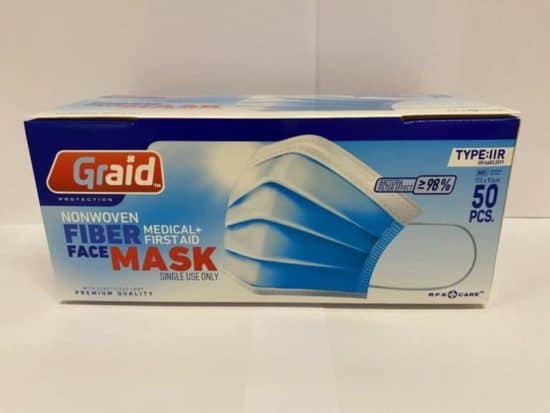 Halvpalle med medicinsk mundbind (15000 stk) TYPE IIR godkendt