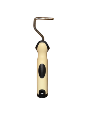 10 stk. Malerbøjle. 5 cm. beige/sort