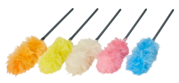 Vikan Uldafstøver, assorterede farver, 770 - 1090 mm, Ø17 mm, Grå 60 stk.